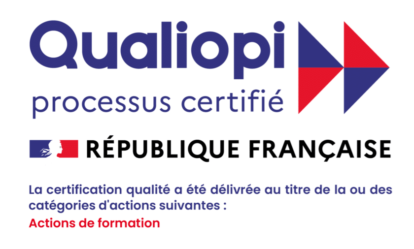Logo Qualiopi - Processus certifié - République Française - Actions de formation